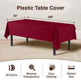 Burgundy Table Cover